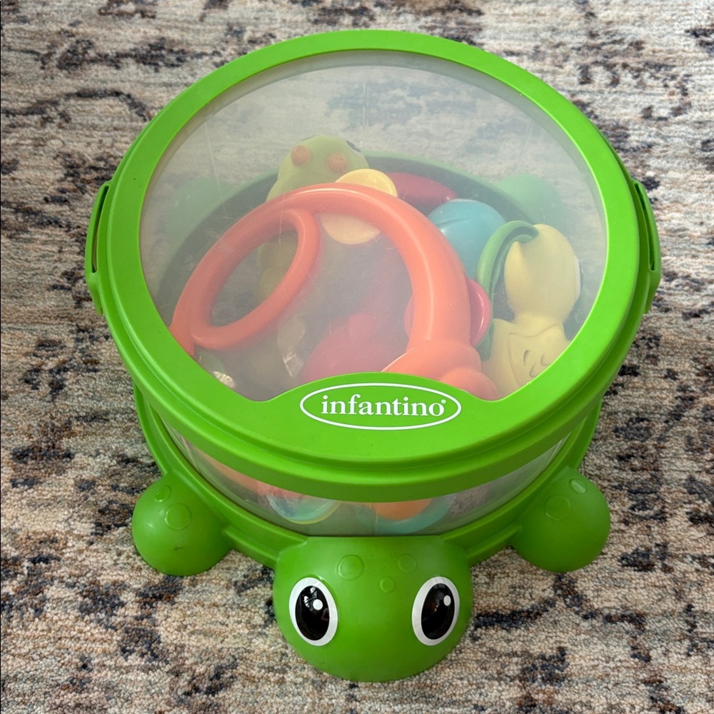 Infantino Green Turtle Activity Drum